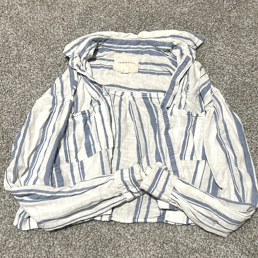 Aeropostale button up flannel up X-Small